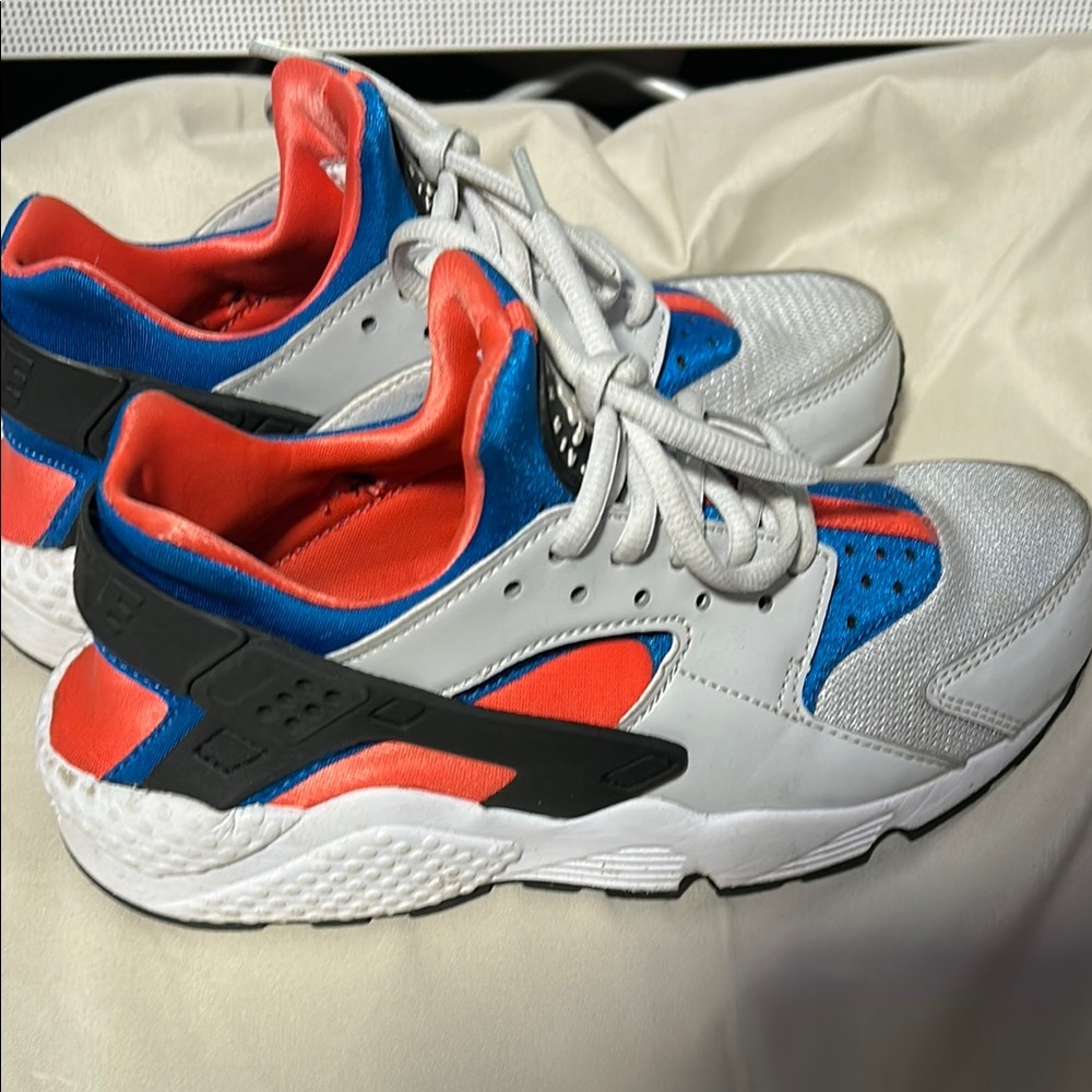 Nike Athletic Shoes - White, Blue, Red, Black